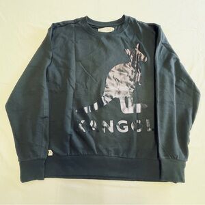 Kangol Men's Black Logo Crewneck Sweatshirt